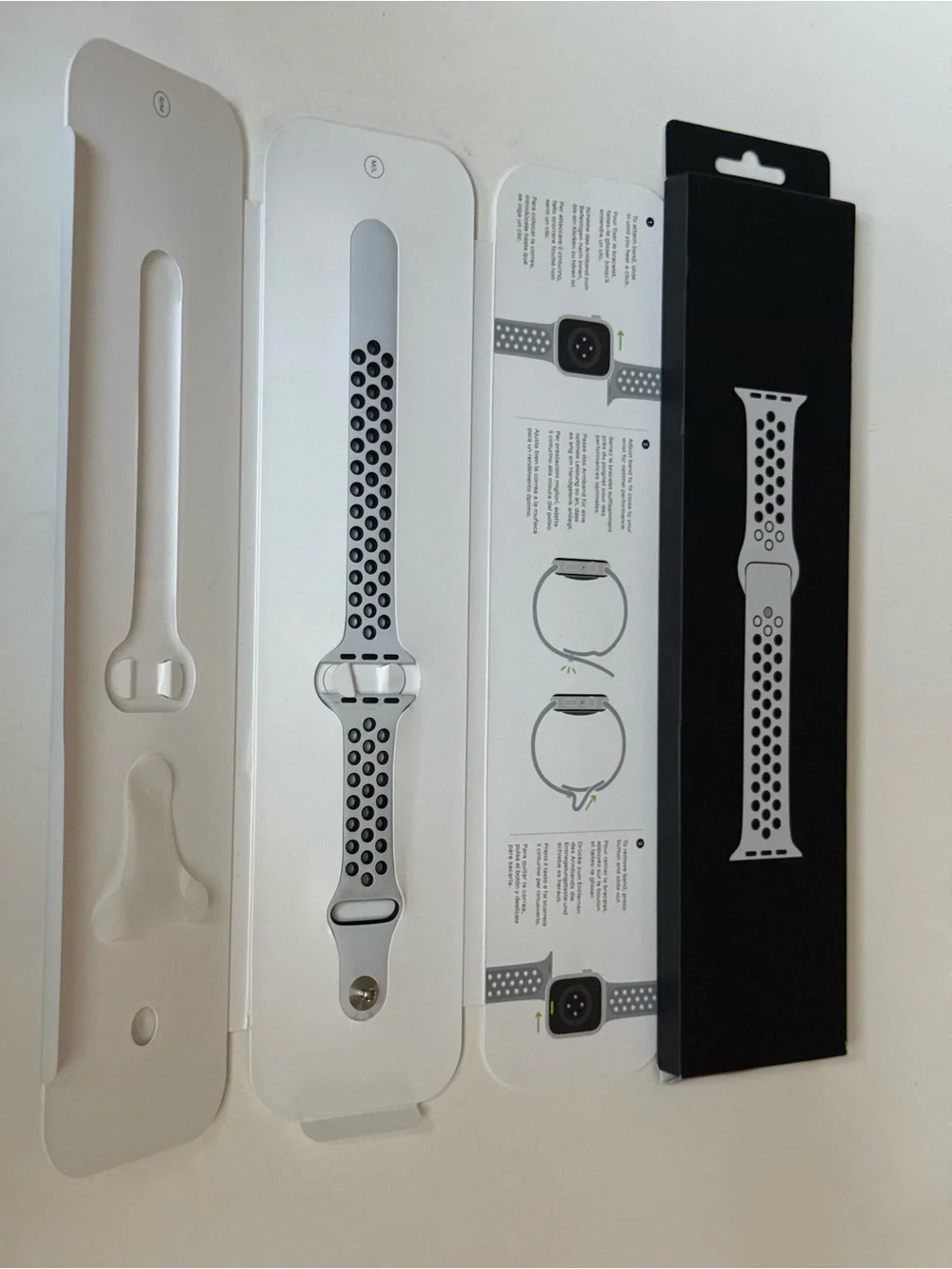 Apple Watch Nike Sport Band 41mm Pure Platinum/Black